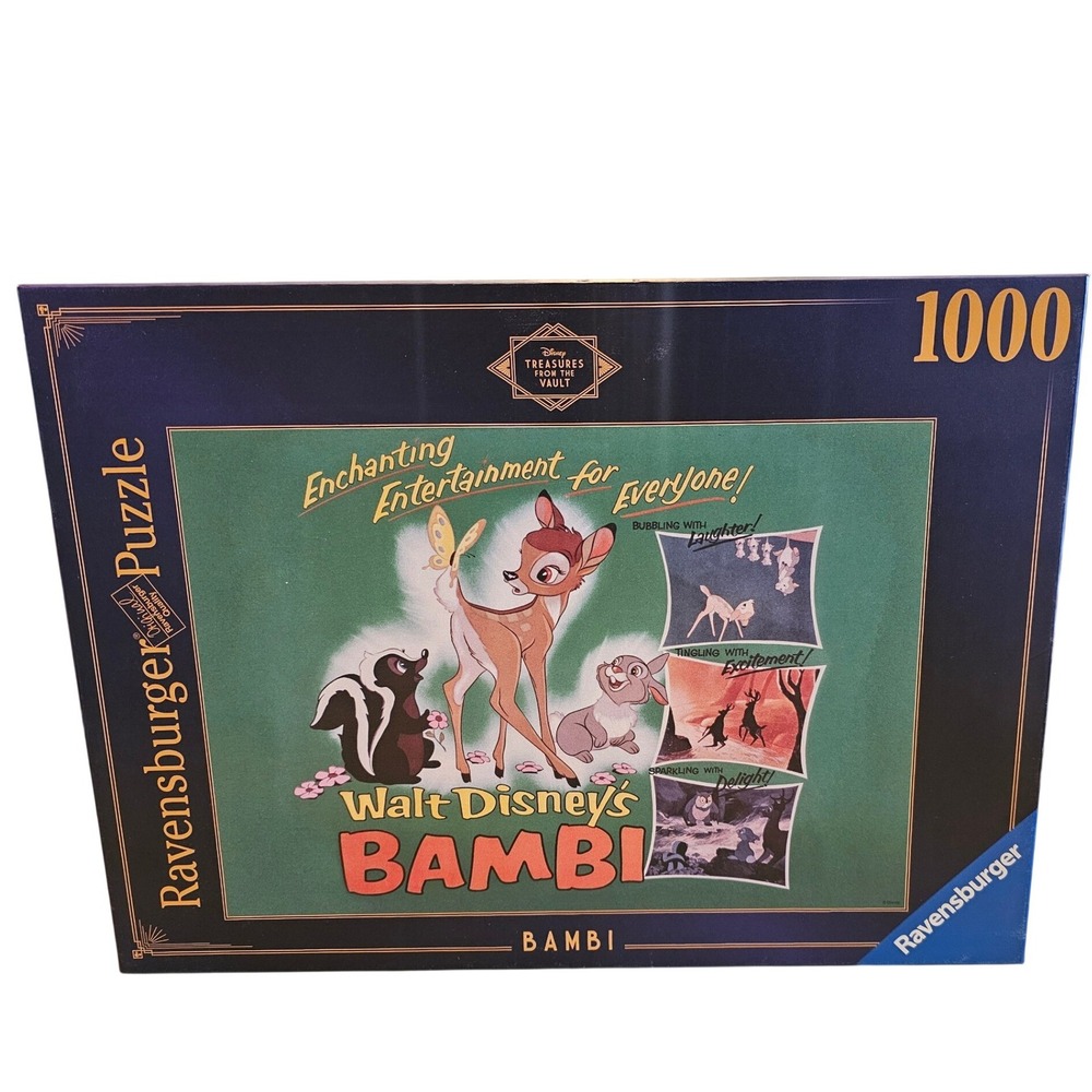 Ravensburger Disney Treasures From the‎ Vault Bambi 1000 Piece Puzzle 168538